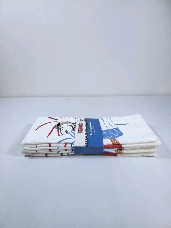 Peanuts New 2026 Snoopy Summer Theme Kitchen Towel Set Of 3, 18 x 28in gallery