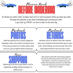 Custom Vinyl Decal – Private Listing