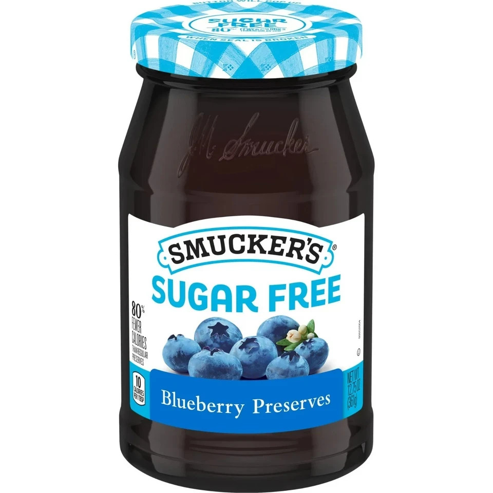 (2 pack) Smucker's Sugar Free Blueberry Preserves, 12.75 oz... gallery