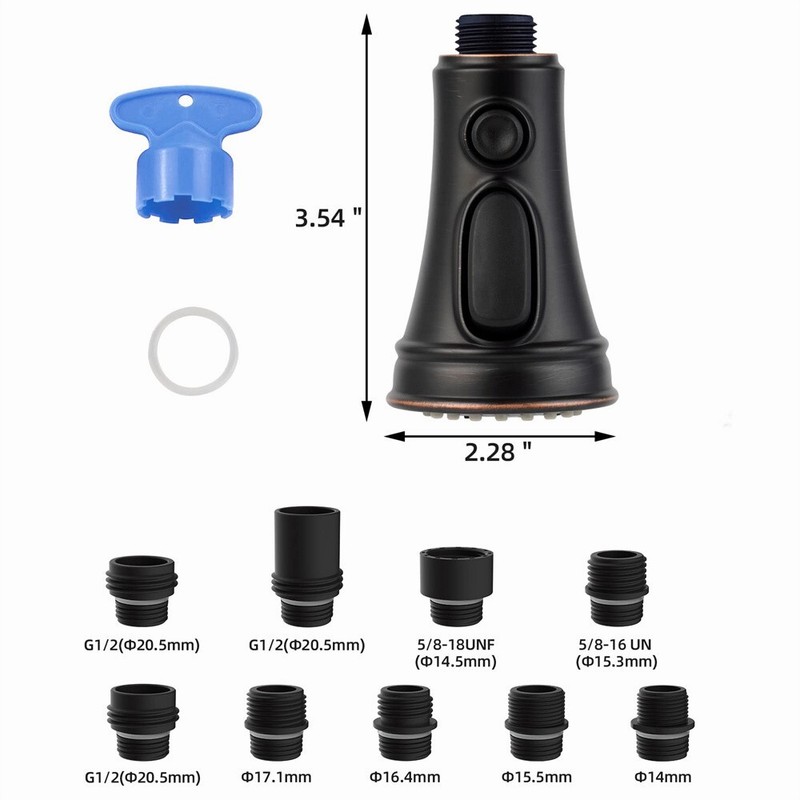 Pull Down Kitchen Faucet Spray Head Replacement, Kitchen Sink Spray Nozzle gallery
