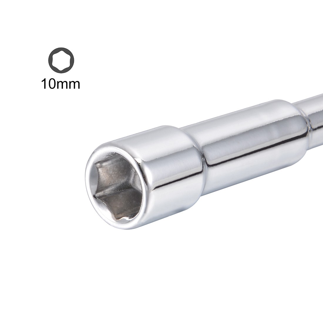 10mm Metric L Shape Angled Hex Socket Wrench Chrome Plated Cr-V gallery