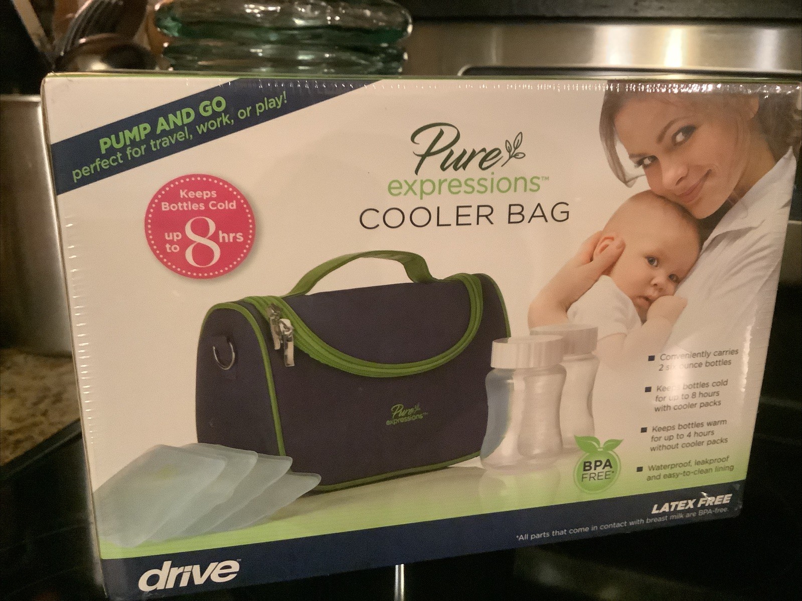 Pure Expressions Drive Medical COOLER BAG Cool 8 Hrs Warm 4 Hrs BPA & Latex FREE gallery