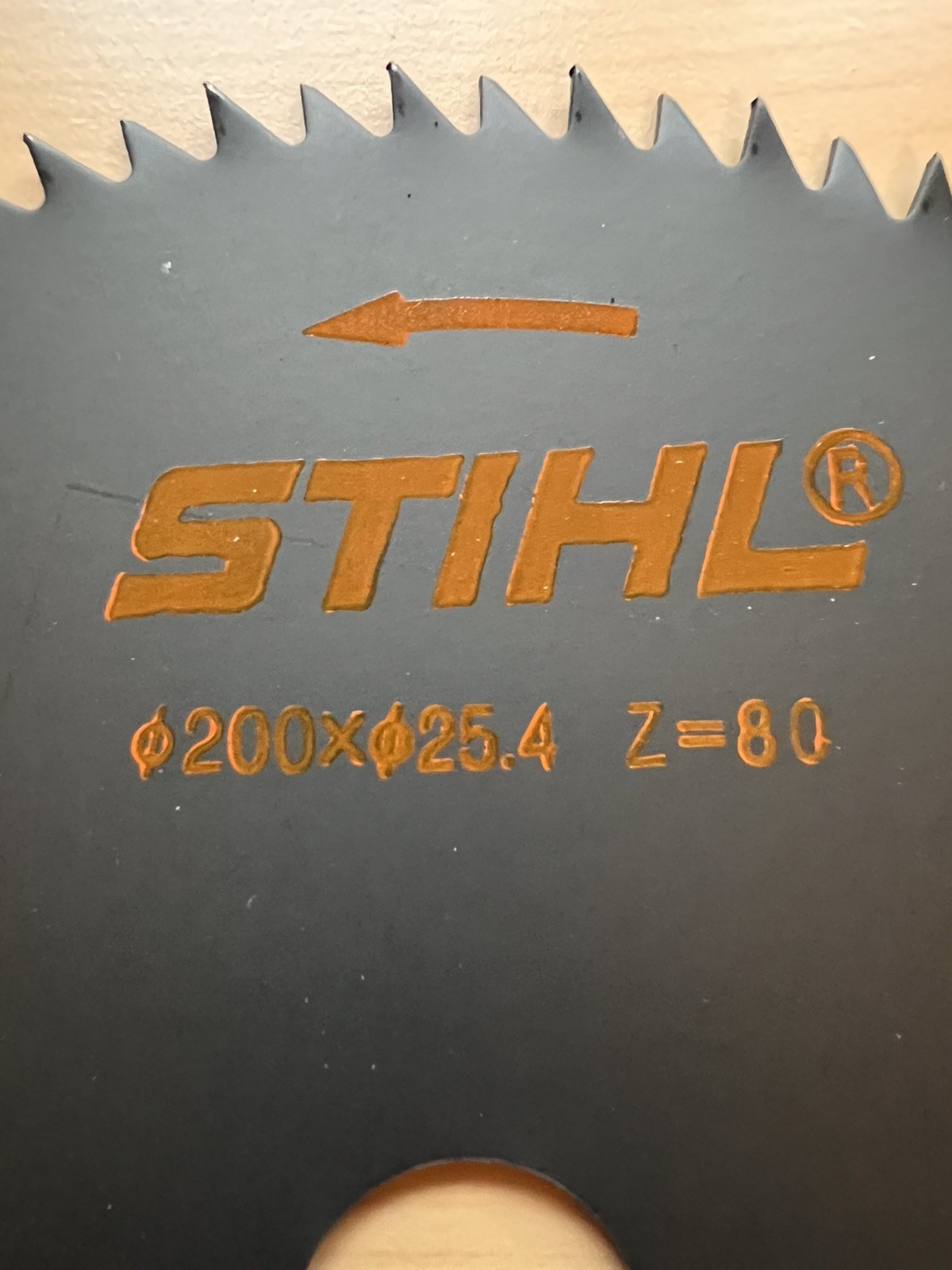 Stihl Scratcher-Tooth Circular Saw Brush Blade OEM 200mm 8" 4112 713 4201 gallery