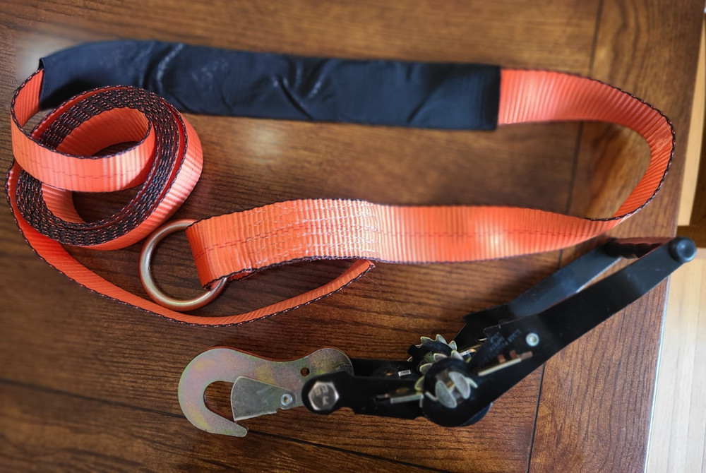 Car Tie down Straps for Trailers- 4 Pack 2"X16' with Tire Strap 3,300Lb