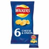 Walkers Cheese & Onion Crisps 25g x - 6 per pack (0.33lbs) gallery