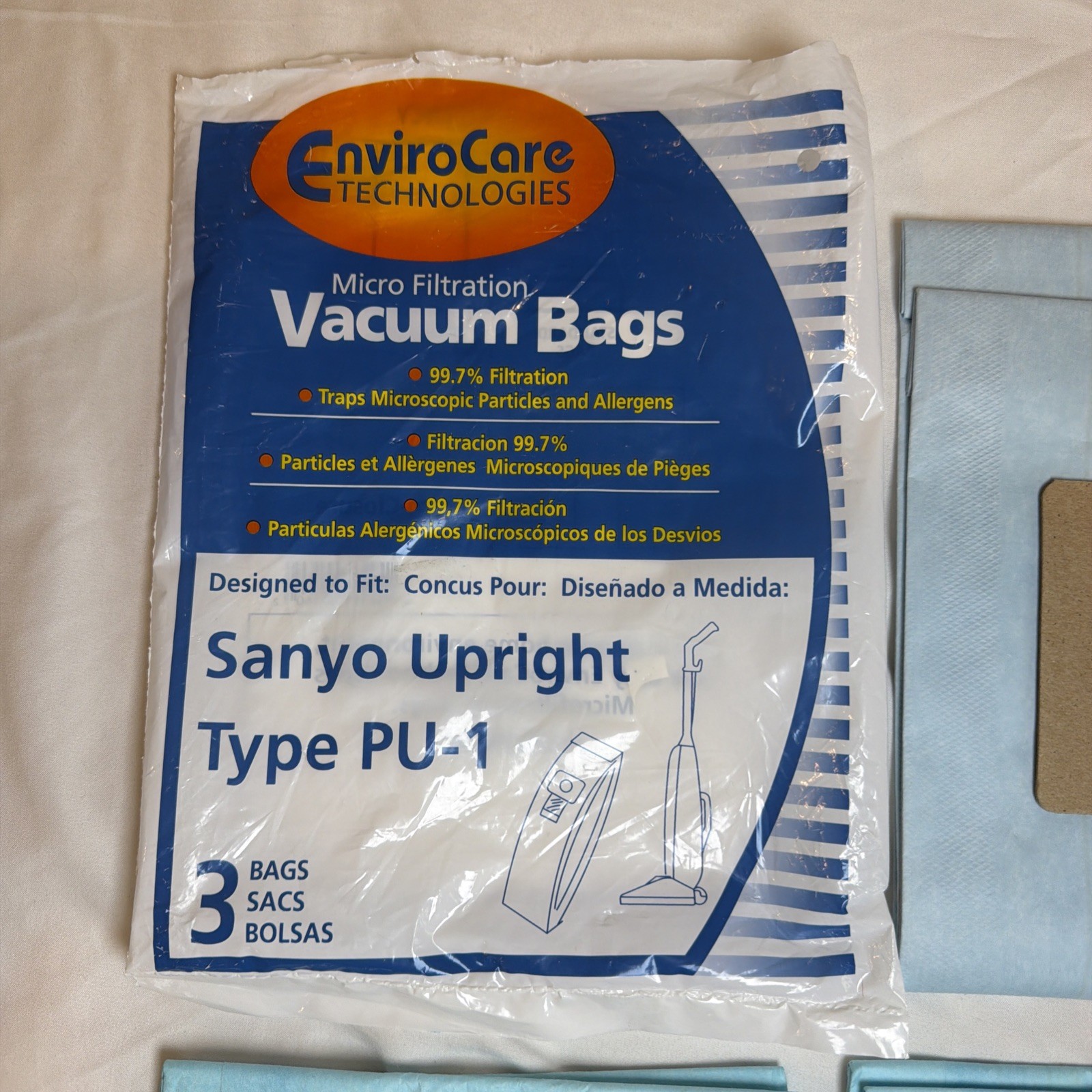 EnviroCare Vacuum Cleaners Bag for Sharp Upright, Type PU-2 (5 Pack) #844 gallery