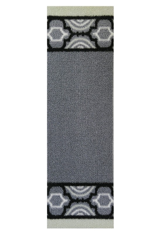 Machine Washable Low Profile Moroccan Trellis Stair Treads ( 8 in x 26 in ) gallery