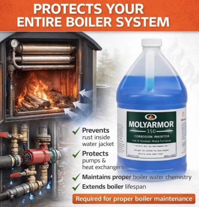 Central BOILER Maintenance Pack (4) MolyArmor 350 WOODMASTER gallery