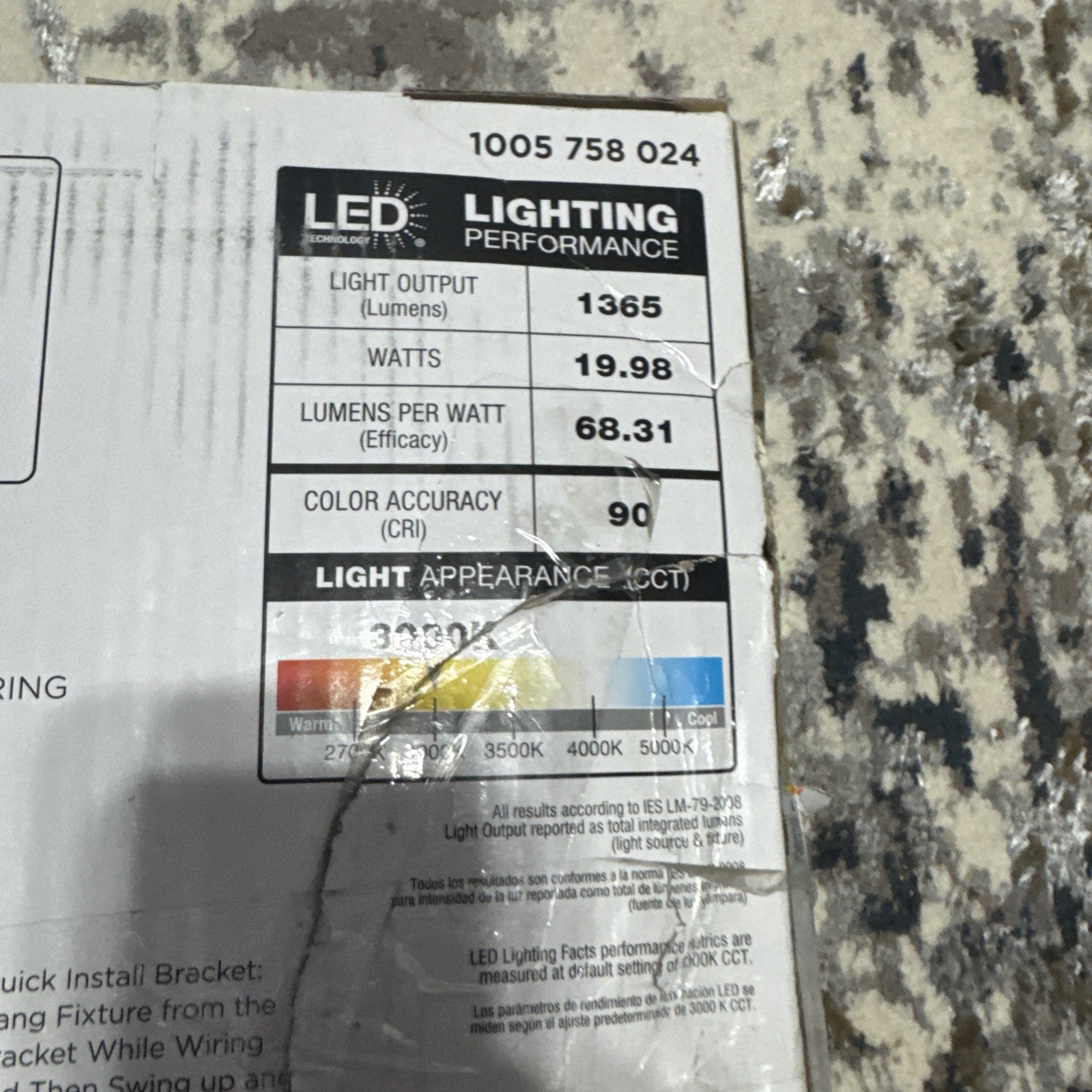 Commercial Electric 13in White / Bronze Trims LED Flush Ceiling Mount CCT gallery