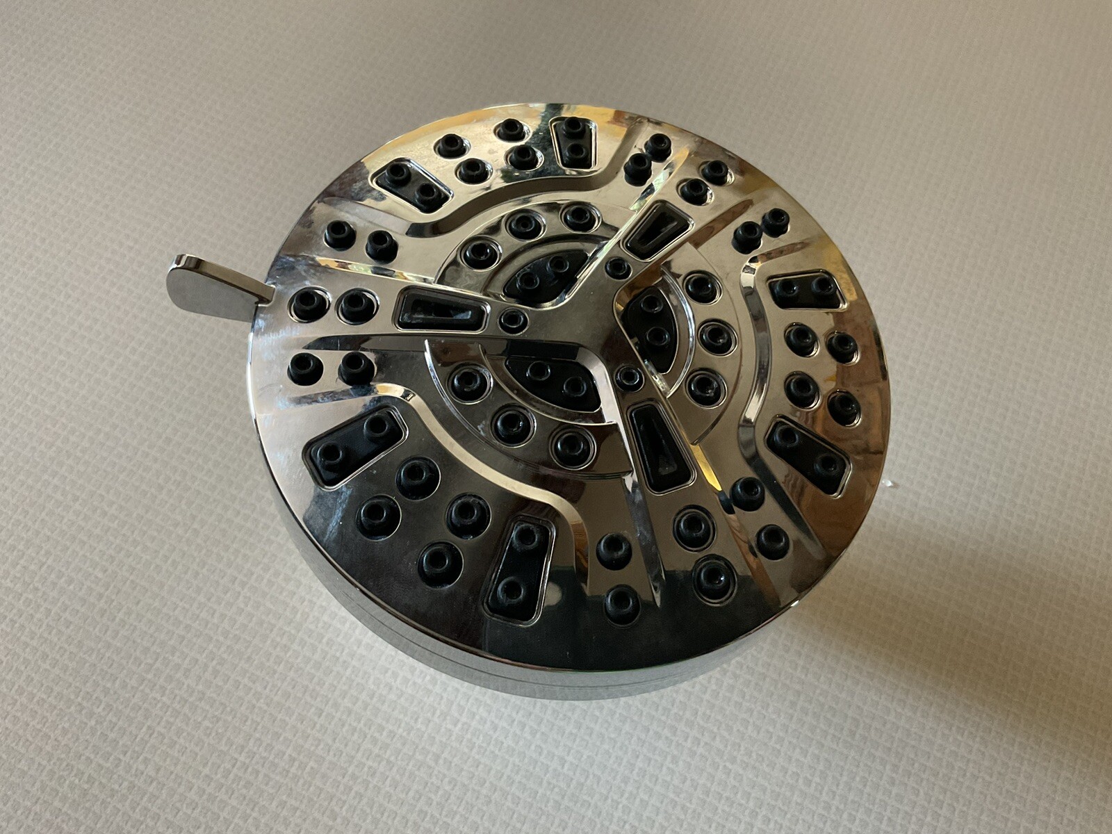 REHAVE 5” Used Rainfall Shower Head with 63 Jets, 8 Spray Modes - Chrome Finish gallery