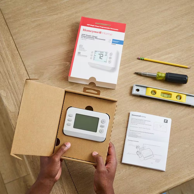 Honeywell Home X2P Programmable Thermostat Single-Stage 1-Heat/1-Cool Schedule gallery