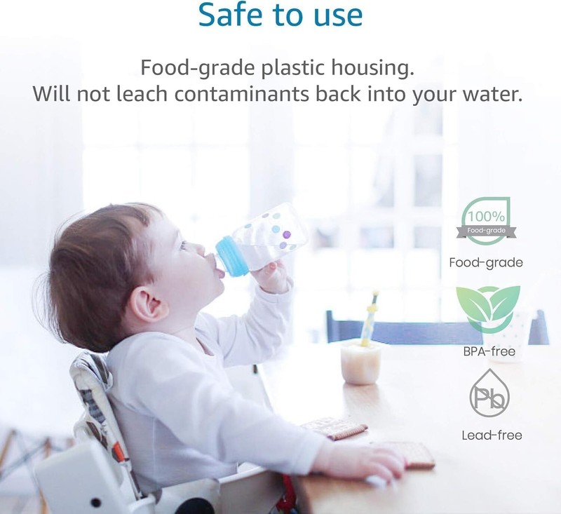 AQUACREST Under Sink Water Filter, Replacement for Moen® 9001 PureTouch, 3 Pack gallery