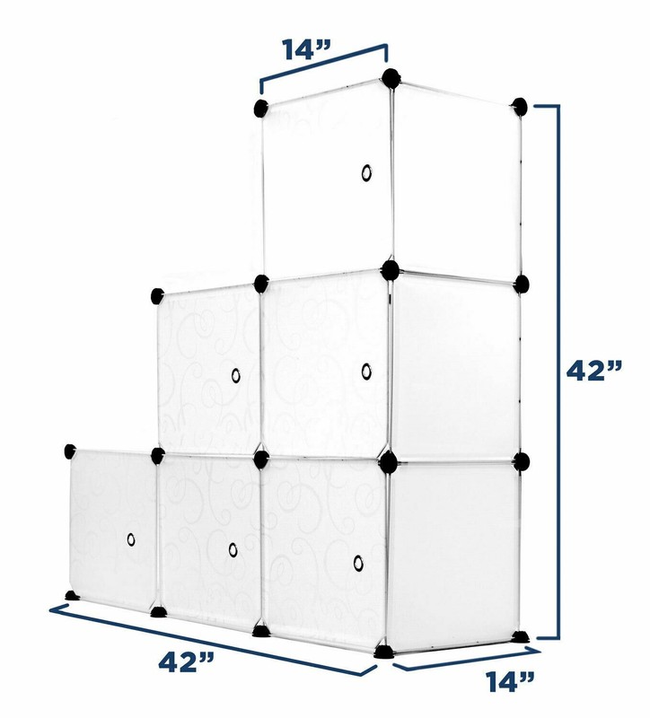 Work-It! Cube Storage Organizer - 6 Cubes gallery
