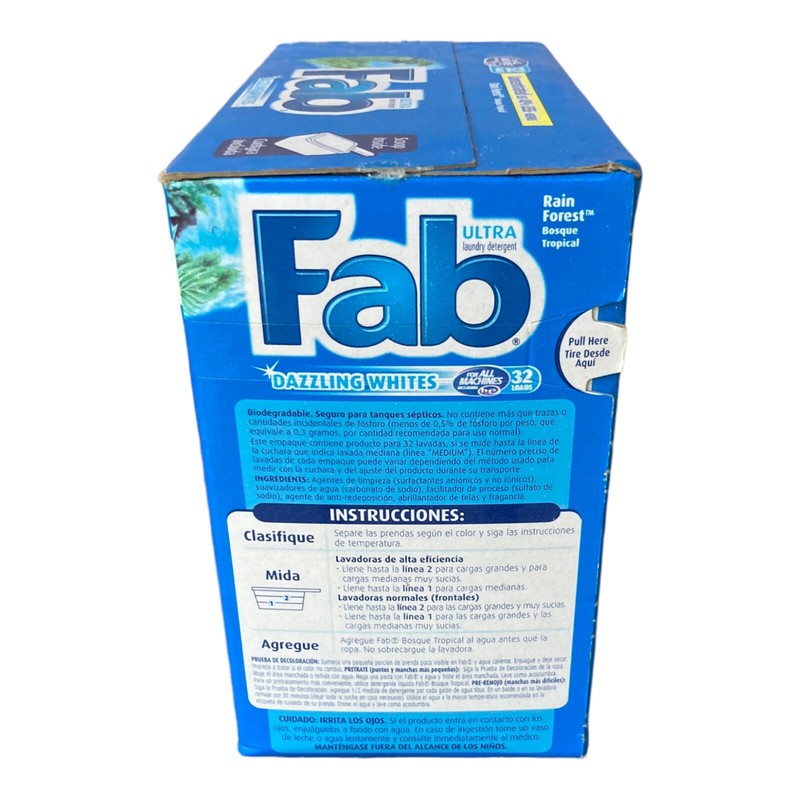 Fab Rain Forest Laundry Detergent 32 Loads Discontinued gallery