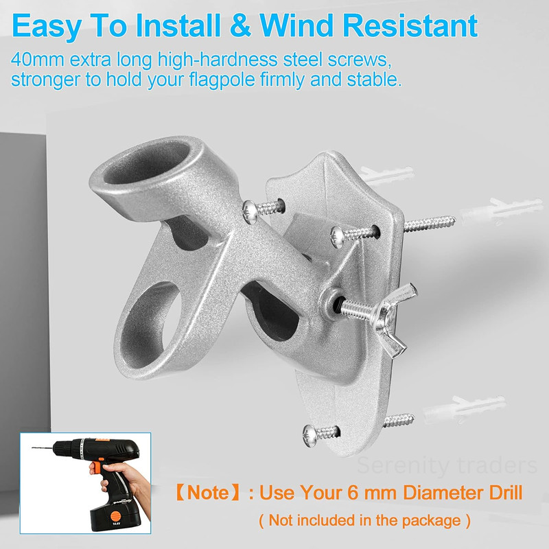 Flag Pole Holder Outside House Flag Pole Bracket Heavy Duty Metal Flag Mount gallery