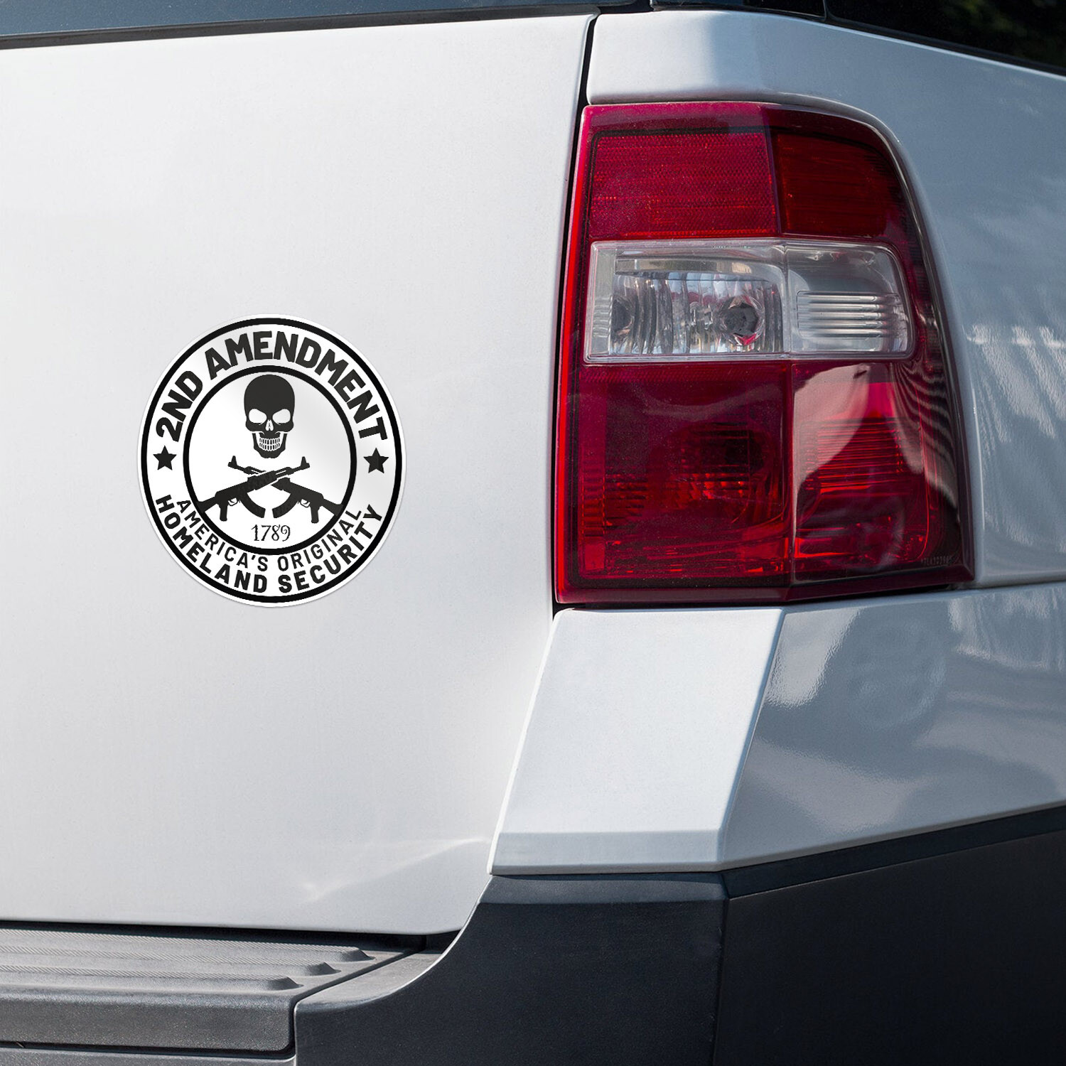 2nd Amendment America's Original Homeland Car Bumper Vinyl Sticker Decal gallery