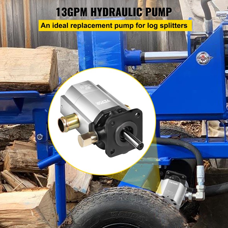Hydraulic Pump for Log Splitters 13 GPM 2 Stage 3000 PSI Hyd Log Splitter Pump gallery