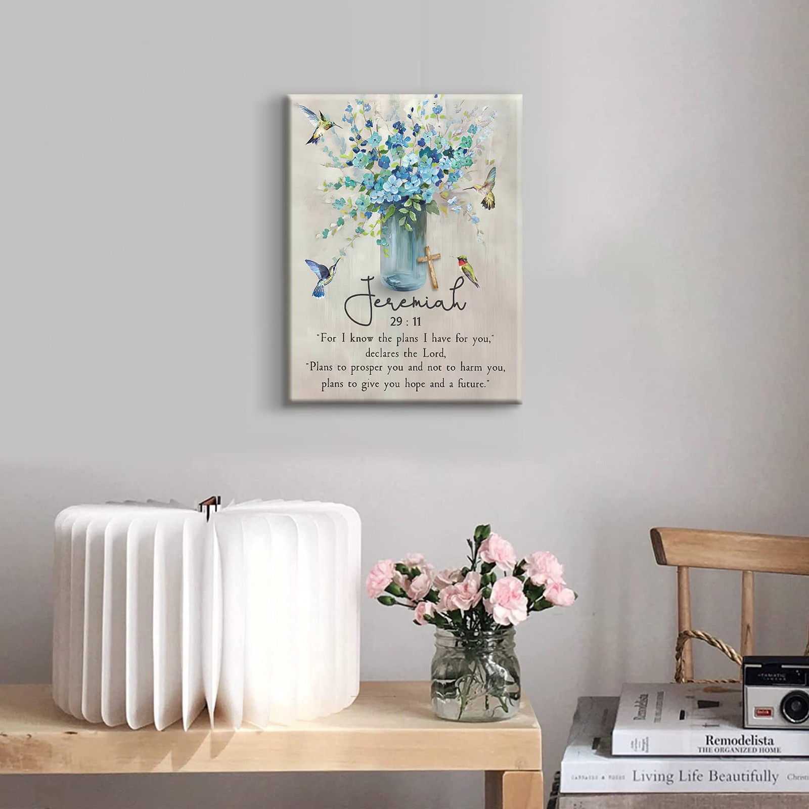 Scripture Canvas Wall Art Christian Wall Decor Jeremiah Bible Verse Painting ... gallery