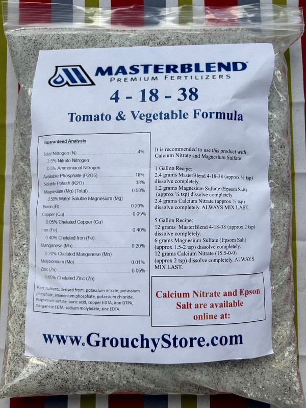 MASTERBLEND ® 4-18-38 Tomato & Vegetable Fertilizer $13.25 - $89.50 (SHIPS FREE) gallery