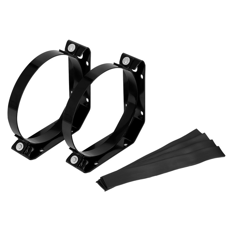 For 100LB Propane Fuel Tank Bracket Straps Heavy Duty Weld Bolt On Lpg Cylinder gallery