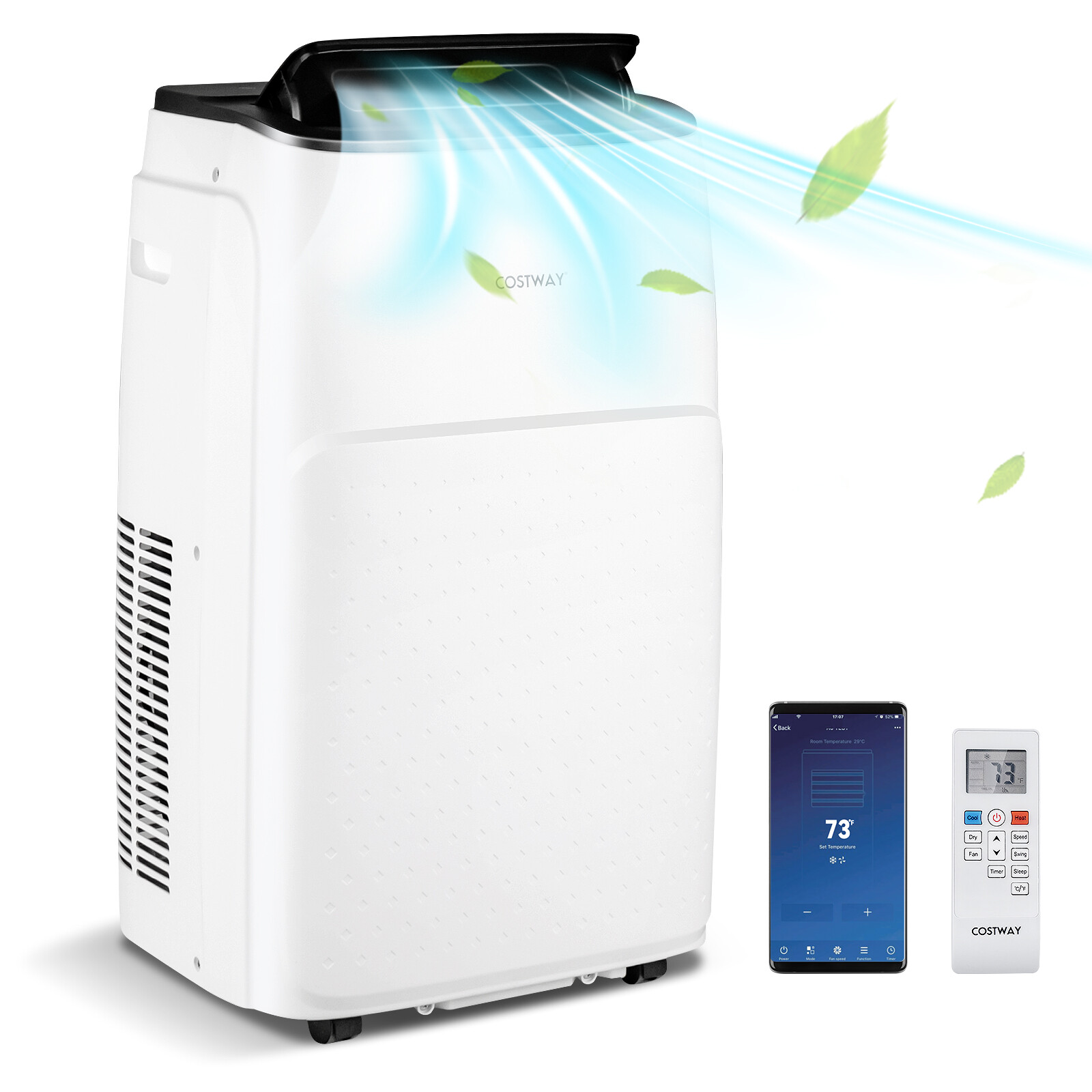 13,000 BTU Portable Air Conditioner w/ Cool, Fan, Heat & Dehumidifier gallery