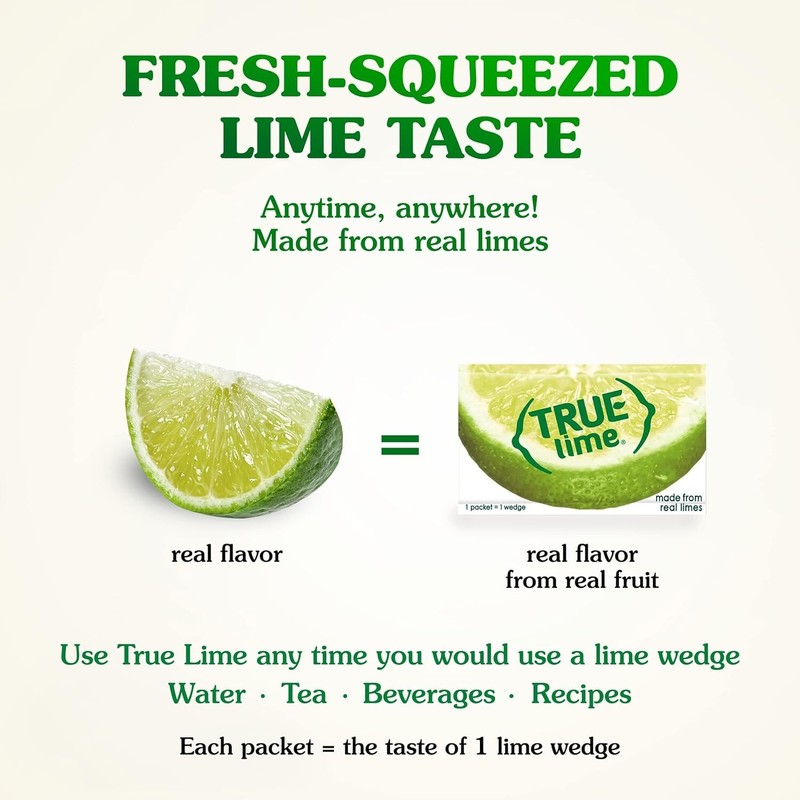 TRUE LIME Water Enhancer Bulk Dispenser Pack 100 Packets | Zero Calorie gallery