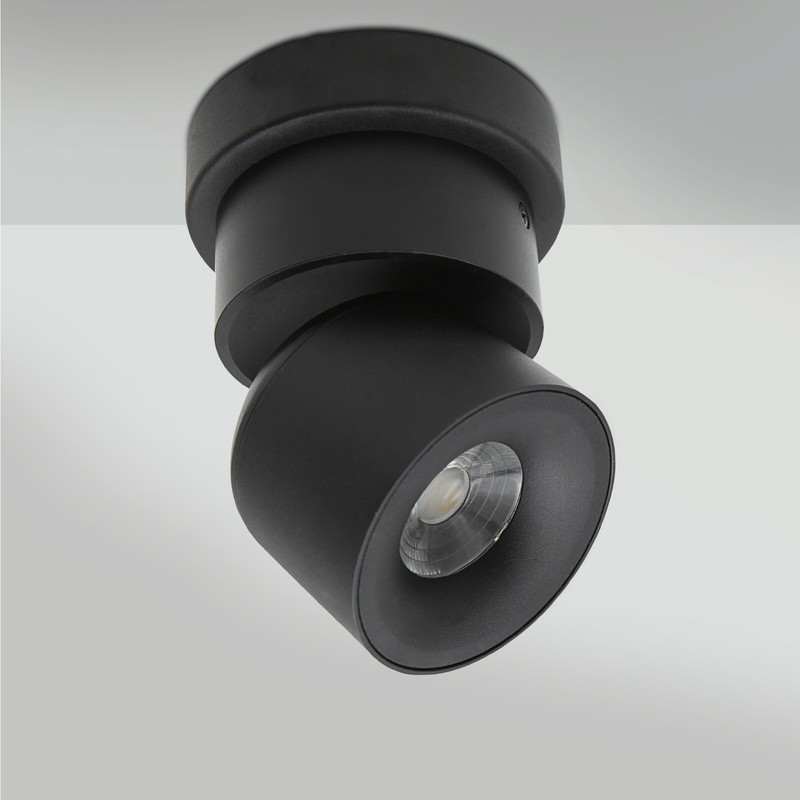 MingBright 2 Pack LED COB Ceiling Spot Light Indoor Dimmable Black Accent Light gallery