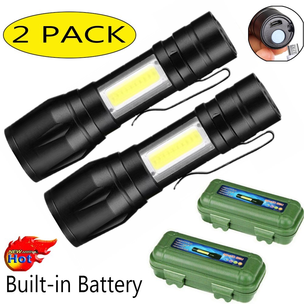 Most Powerful 99000000LM LED Military Torch USB Rechargeable Tactical Flashlight gallery