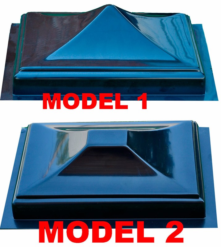 Concrete Mold Pier Caps Fence Capping 9,84x6.30 in (250x160mm) P20 gallery