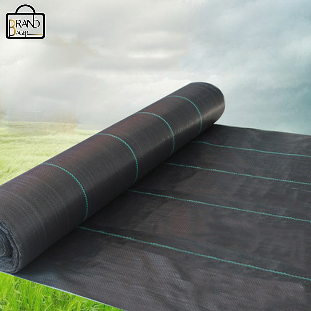 High Quality 3 × 300FT Weed Barrier Fabric Weed Cover For Ground Pest Control gallery