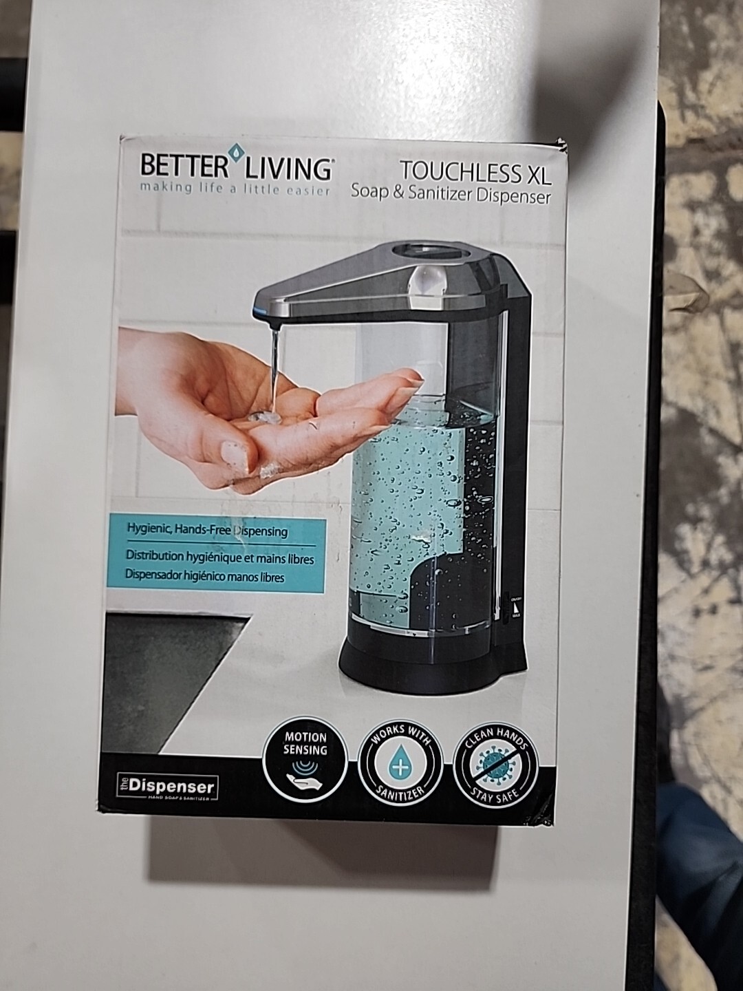 Better Living TOUCHLESS Dispenser Clear Chamber 17oz (510 ml) gallery