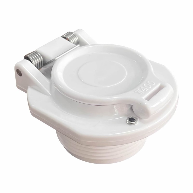 2X Vacuum Lock Safety Pool Wall Fitting For Hayward Vac Lock W400BWHP White gallery