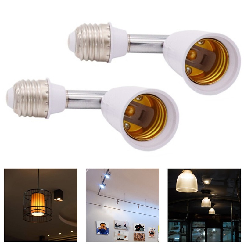 E26/E27 Light Socket Extender 4.5 " Extension adjustable vertical 90° Horizontal gallery