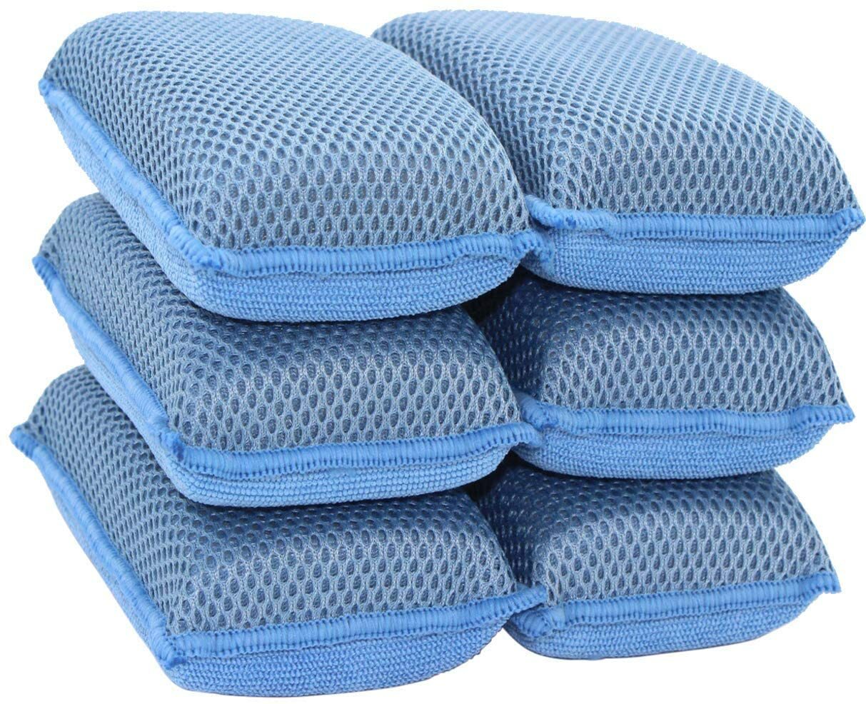 Miracle Microfiber Kitchen Sponge Heavy Duty Dish Washing Cleaning Sponges gallery