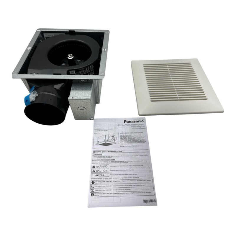 Panasonic WhisperMighty Pick-A-Flow 70-90 CFM Bathroom Exhaust Fan RG-M79A (OB) gallery
