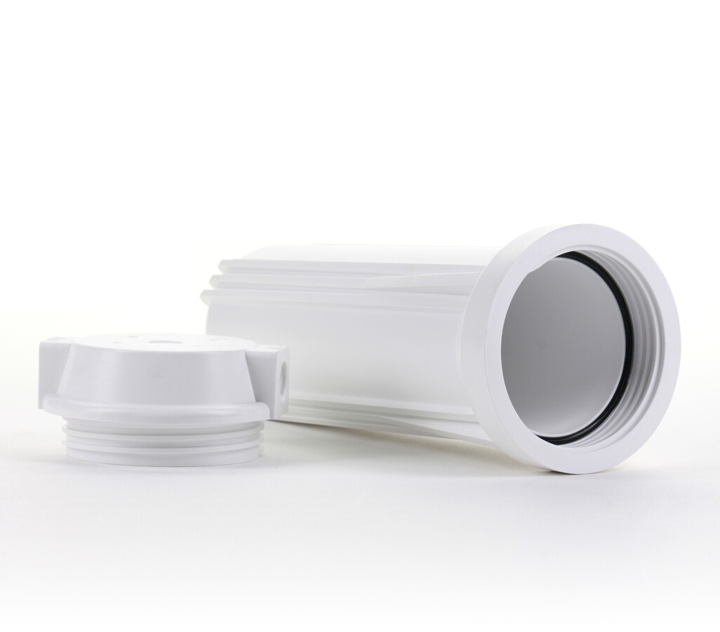 3pc Water Filter Housings For RO, DI, Drinking Water Filtration Systems 1/4" FPT gallery
