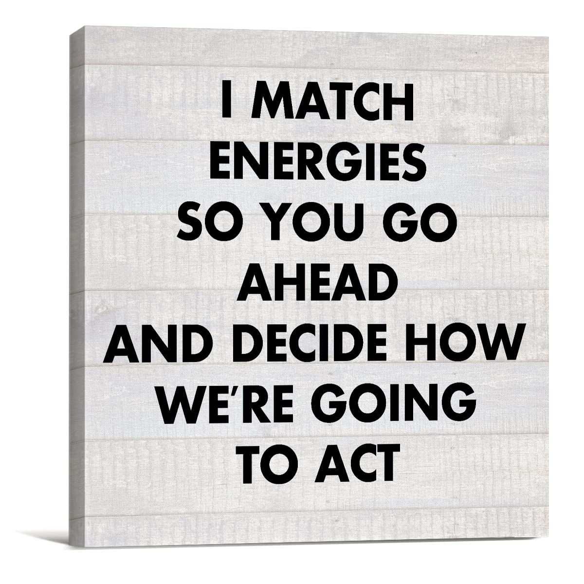 Humor Office Funny Work Canvas Prints Wall Art Decor 8"L x 8"W, multicolor gallery