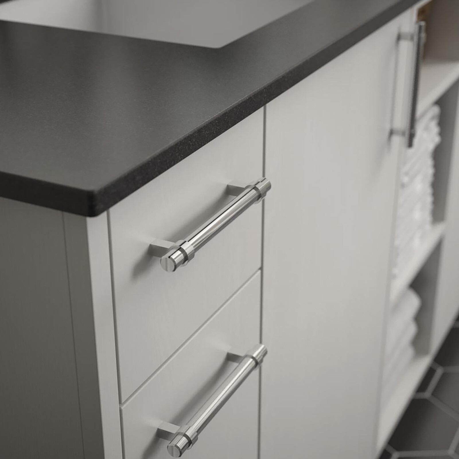Stainless Steel Brushed Nickel Modern Kitchen Pull Cabinet Handle Door Hardware gallery