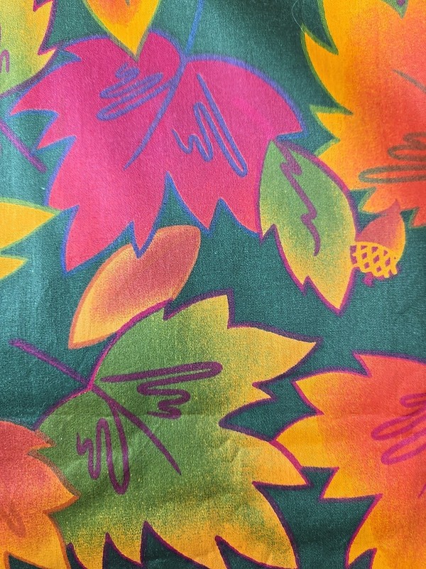 60"x103" Rectangular Tablecloth Leaf Acorn Design Heavyweight fabric gallery
