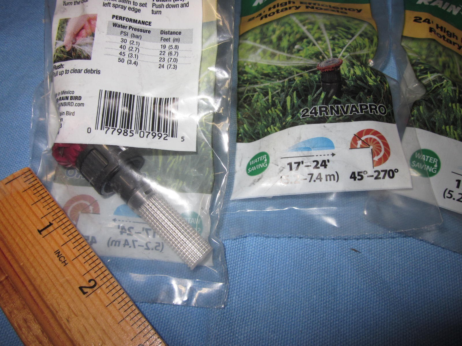 Four Rain Bird 24RNVAPRO High-Efficiency Pro Rotary Spray Nozzles 17-24 ft. gallery