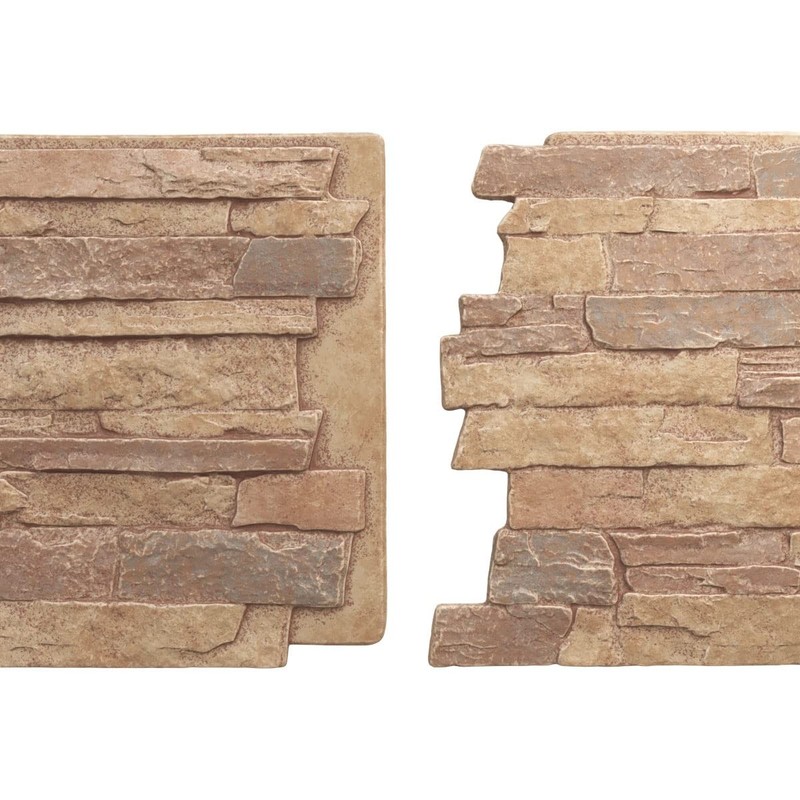 Ekena Millwork Everstone Acadia Ledge Faux Stone Panel 49W X 25 1/2H X 1 1/4D gallery