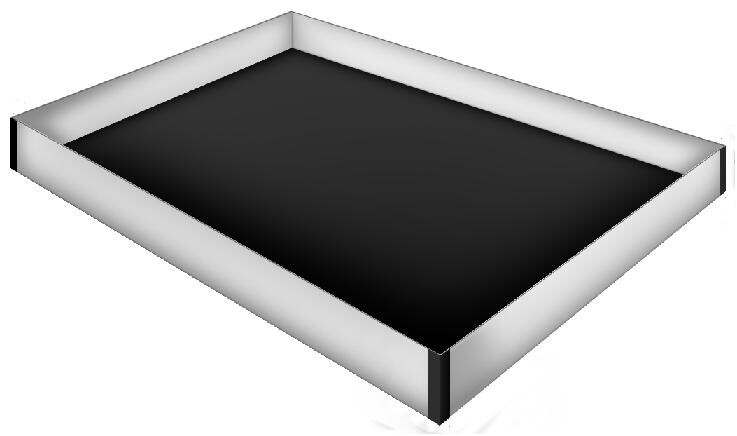Super Single 12 mil Safety Liner for hardside waterbed 48"w x 84"L gallery