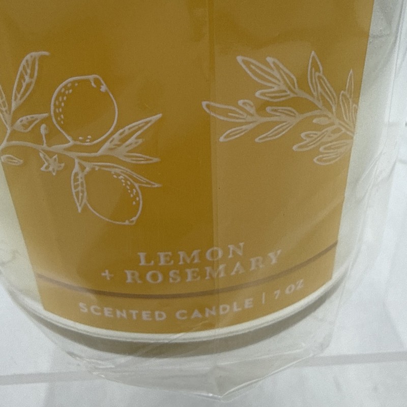 Bath & Body Works Aromatherapy LEMON + ROSEMARY Single-Wick Candle 7 oz. NEW gallery