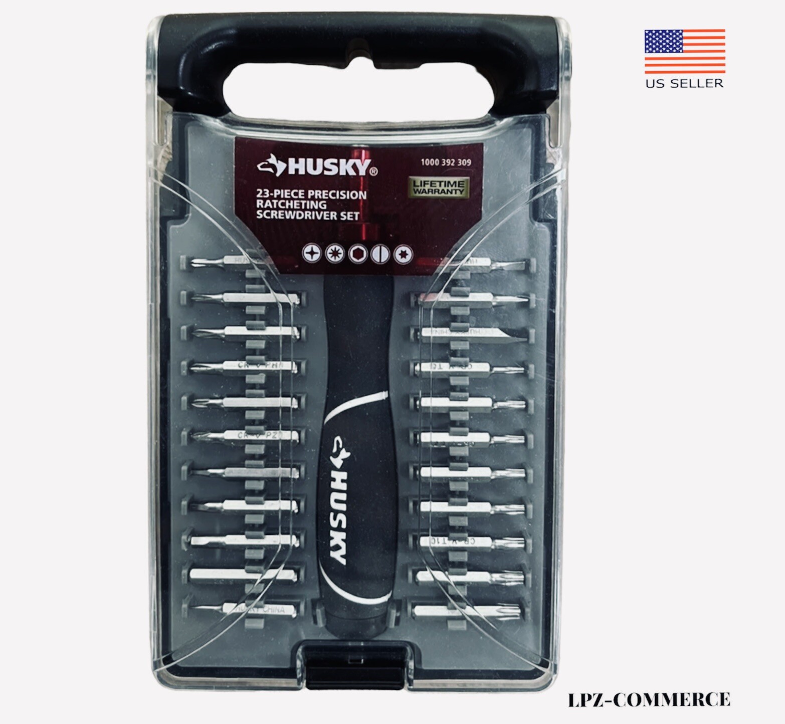 Husky 23 Piece Precision Ratcheting Screwdriver Set THD-2016-04-15 (NEW)🔥 gallery