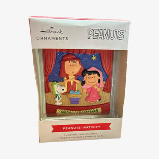 Hallmark Peanuts Nativity Christmas Ornament Lucy Snoopy Linus New in Box 2022 gallery