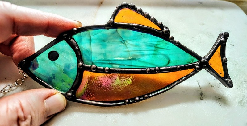 stained glass fish suncatcher gallery