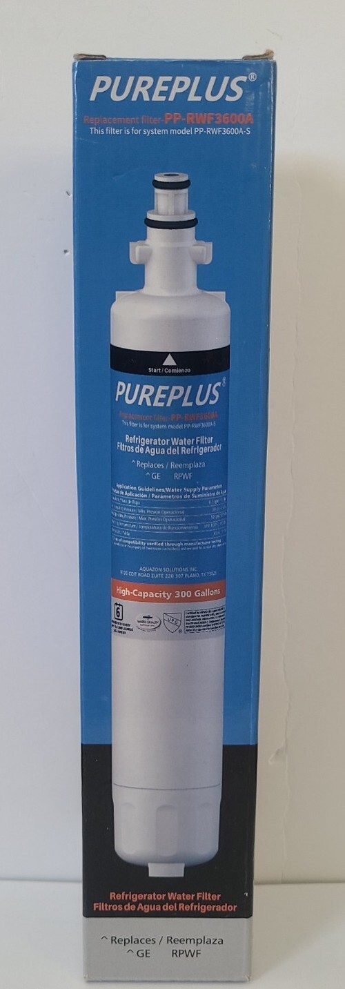 Pureplus PP-RWF3600A 300 Gal. Refrigerator Water Filter 1 Pack NEW! gallery