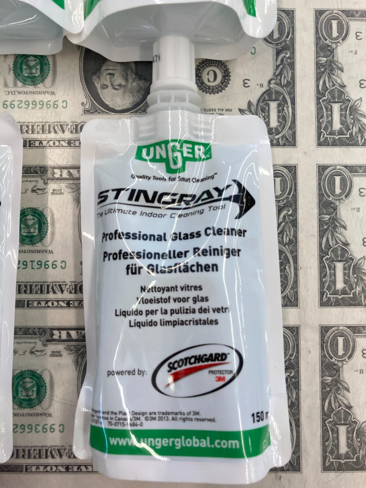 Unger Stingray Professional Glass Cleaner by 3M Scotchgard 150ml lot of 6 SRL01 gallery