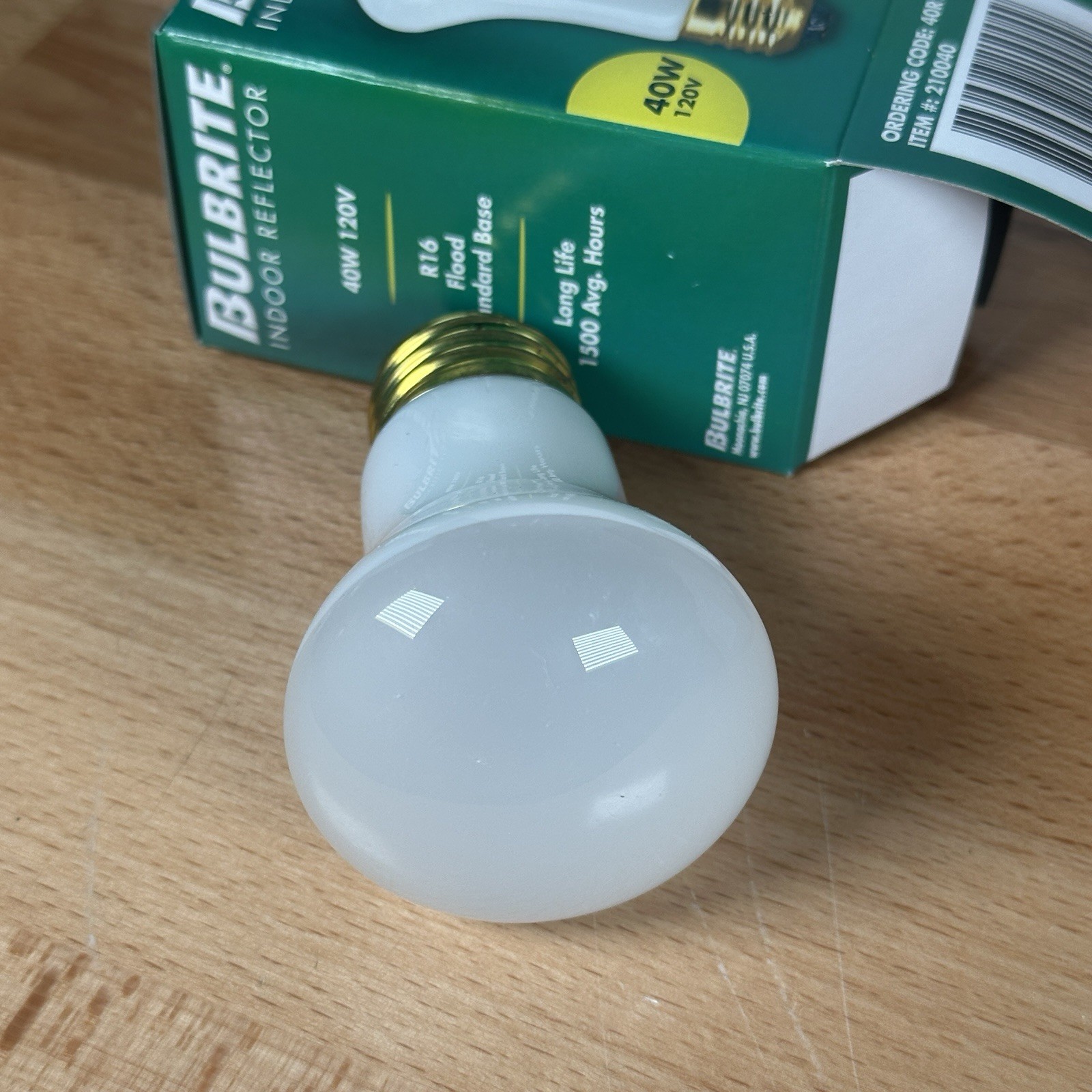 Bulbrite 210040 Reflector Lamp 40w Flood 120v 40R16 (Case Of 25) *BRAND NEW* gallery