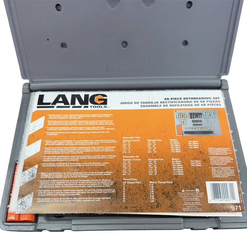 Lang Tools 971 48 Piece Rethreading Set *READ DESC* (AZP030588) gallery